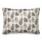 Pinecones on White Rectangle Throw Pillow